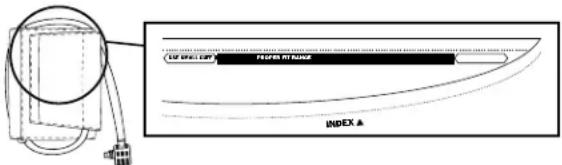 A&D Médical UA-774 - ■ Cuff Size Indicator On The Cuff - 1