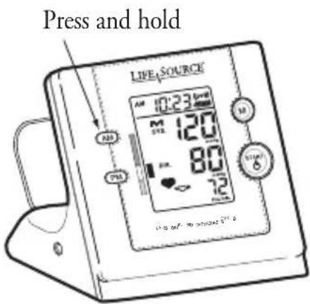 A&D Médical UA-853 - Setting the Alarm - 1
