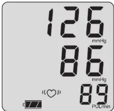 BOSO Carat Professional - Pantalla de valores de medición - 1