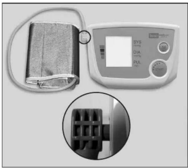 BOSO Medicus Control - Recommendations relatives aux dimensions du brassard : - 1
