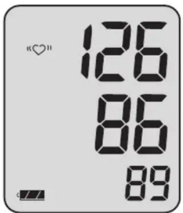 BOSO Medicus Uno - Measurement display - 1
