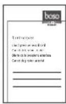 BOSO Medicus Uno - Contents of package - 6