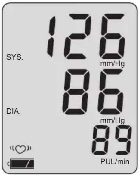 BOSO Medilife PC3 - Visualizzazione dei valori pressori - 2