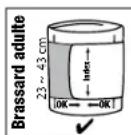 BRAUN ExactFit 3 BP4900 - Mise en place du brassard - 4