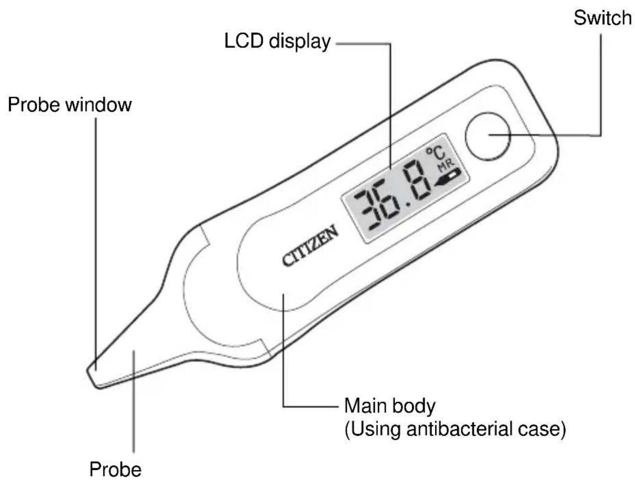 CITIZEN CT-810 - DIGITAL EAR THERMOMETER - 1
