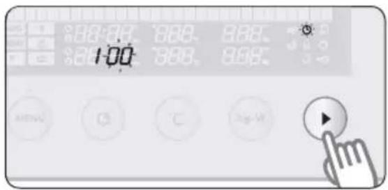 Atag CX4492T - Einstellung der Sprache und der Uhr - 4
