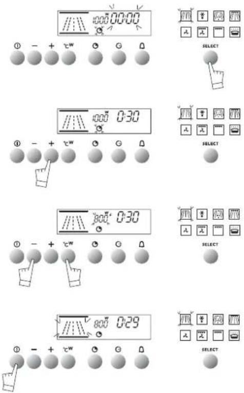 Atag MC3292C - Attention : Dans tous les cas, ne pas faire fonctionner le four à vide dans ces deux modes. - 1
