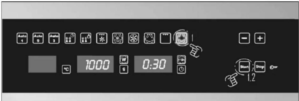 BAUMATIC PMC355SS - Microwave function (Quick start) - 1