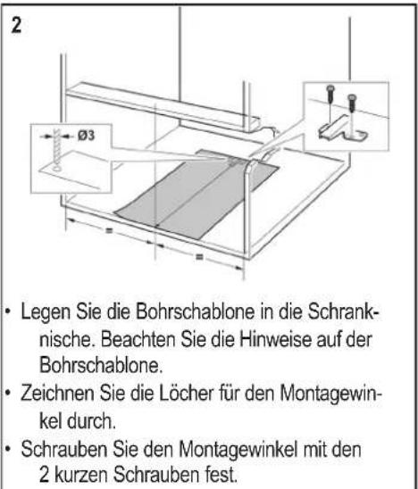 BOMANN MWG 2216 H EB - Maße des Einbauschranks - 2