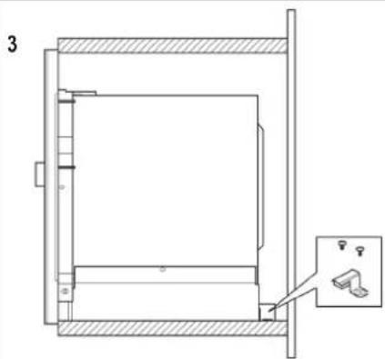 BOMANN MWG 2216 H EB - Installation (Steps. 2 to 4) - 2