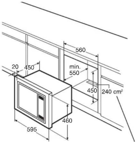 ETNA A2132HRVS - Installation dimensions - 3