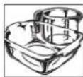 SHARP R-239W-A - GLASS AND CERAMIC GLASS - 1