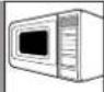 SHARP R-239W-A - EXPRESS DEFROST CHART - 1