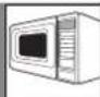 SHARP R-898W-AA - TABLEAU DE PIZZA - 1