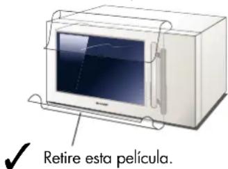 SHARP R-898W-AA - INSTALAÇÃO - 1