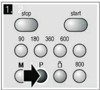 SIEMENS HF15M561 - Setting a programme - 1