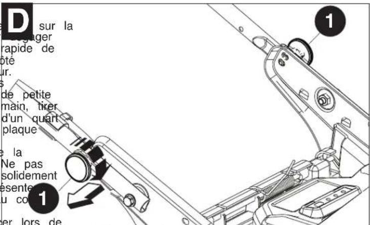 BLACK & DECKER CM1936ZF2 - RÉGLAGE DE LA POIGNÉE (FIGURE D) - 1