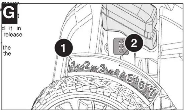 BLACK & DECKER CM1936ZF2 - WHEEL HEIGHT ADJUSTMENT (1-1/2 IN. (38mm TO 3-1/2 IN. (89mm) FIGURES F, G - 2
