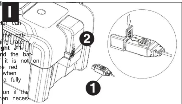 BLACK & DECKER CM1936ZF2 - CHARGING PROCEDURE- FIGURES I, J - 1