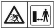 HUSQVARNA Automower 305 - Symbole auf dem Gerät - 3