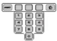 HUSQVARNA Automower 305 - Keypad Automower® 105 - 1
