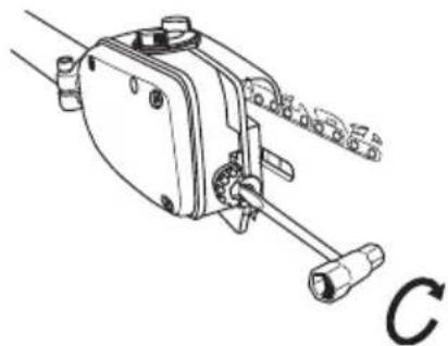 HUSQVARNA 327P5X-series - Monteren van zaagblad en ketting - 3
