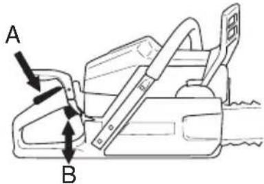 HUSQVARNA 353G E-Tech TrioBrake - Gashendelvergrendeling - 1