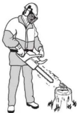 HUSQVARNA 545 TrioBrake - Controle van de kettingsmering - 1