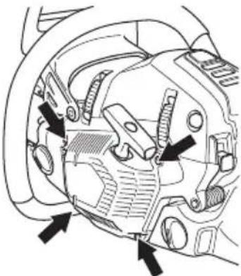 HUSQVARNA 545 TrioBrake - Remplacement d'une corde de lanceur rompue ou usée - 4