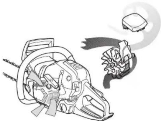 HUSQVARNA 545 TrioBrake - Système de refroidissement - 4