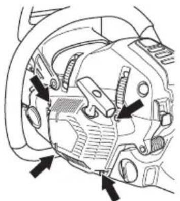 HUSQVARNA 545 TrioBrake - Een gebroken of versleten starterkoord vervangen - 4