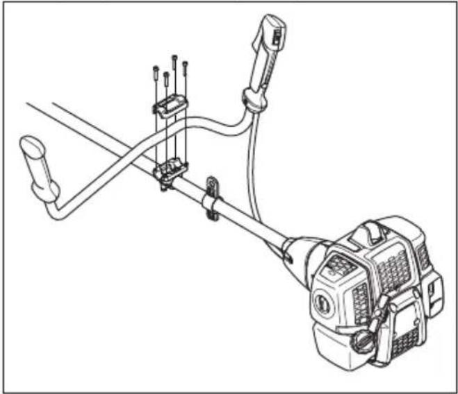 MCCULLOCH CS 450 Elite - Montering af styret - 1