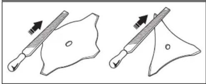 MCCULLOCH CS 340 - To sharpen grass cutters and grass blades - 2