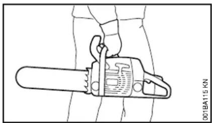 STIHL 009 - Warning! - 1