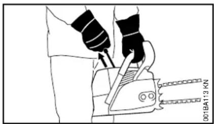 STIHL 009 - Warning! - 1
