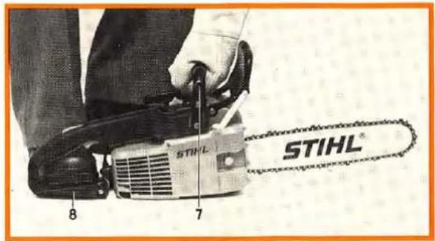 STIHL 011 - Starting procedure - 5