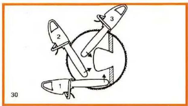 STIHL 011 - Plunge-Cut Method - 4