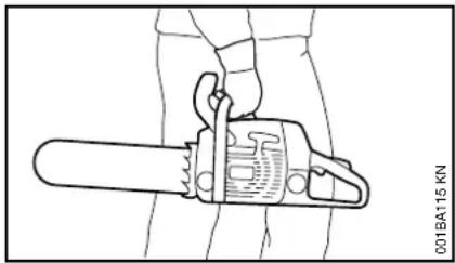 STIHL 011 - Warning! - 1
