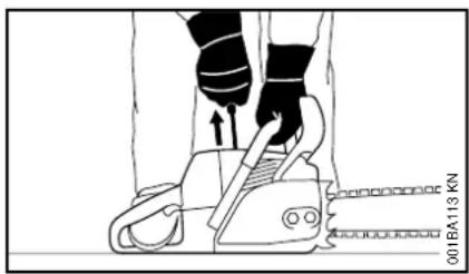 STIHL 011 - Warning! - 2