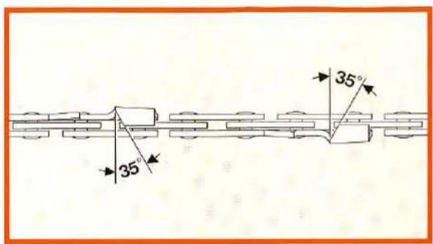 STIHL 011 - Side plate angle - 1