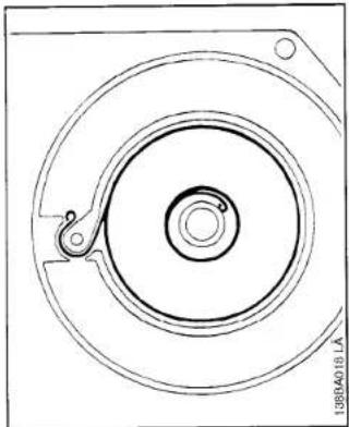 STIHL 021 - Replacing a broken rewind spring - 1
