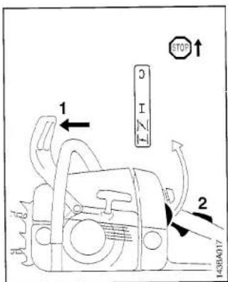 STIHL 025 - Starting the Saw - 3