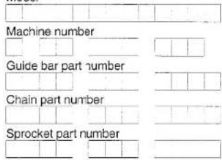 STIHL 025 - Ordering Spare Parts - 1
