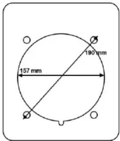 157 mm 190 mm
