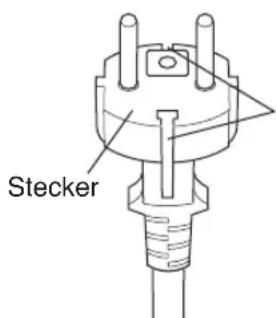 SHARP CV-P09FR - WARNHINWEIS FÜR DAS NETZKABEL - 1