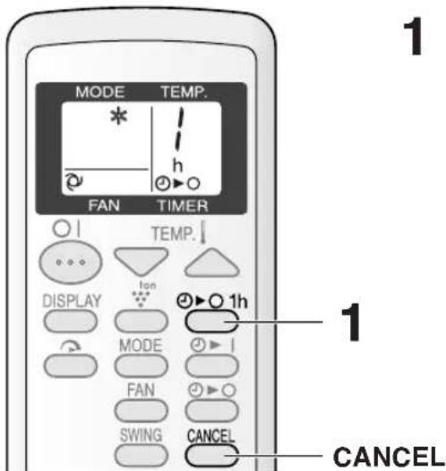 SHARP CV-P09FR - ONE-HOUR OFF TIMER - 1