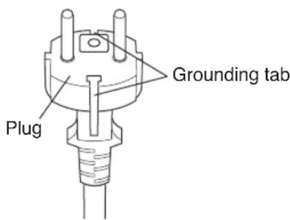 SHARP CV-P09FR - WARNING FOR POWER SUPPLY CORD - 1