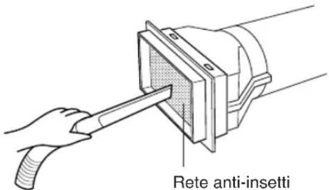 SHARP CV-P09FR - PULIZIA DELLA RETE ANTI-INSETTI - 1