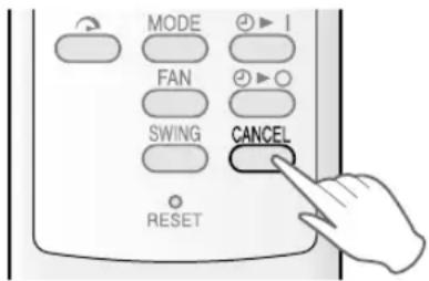 SHARP CV-P09FR - Press the CANCEL button. - 1