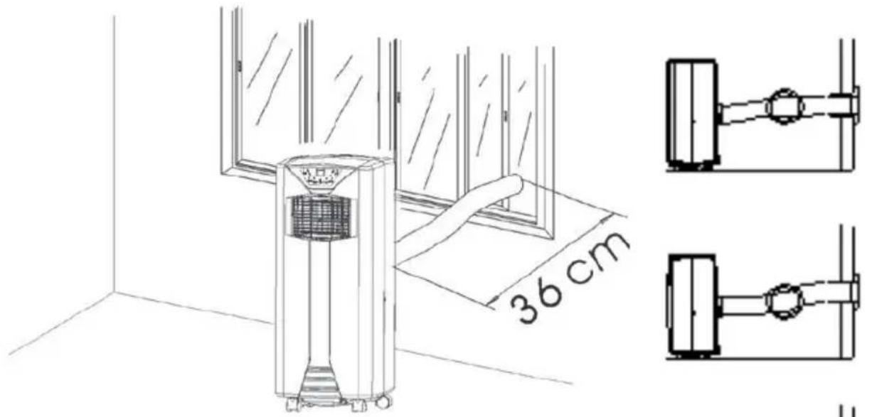 TRISTAR AC-5494 - Plaatsen van de luchtafvoer accessoires. - 1